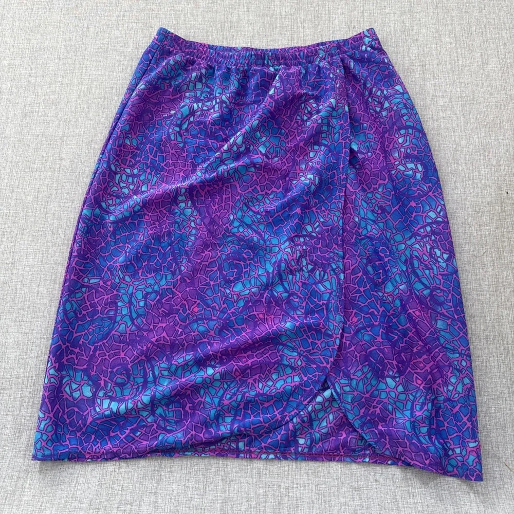 Vintage Jantzen Swimsuit‎ Coverup Skirt Women's Medium Colorful 80s 90s USA Made